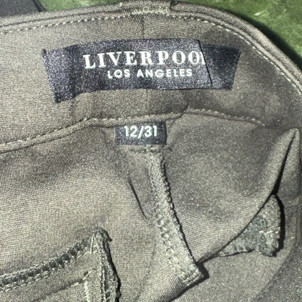 Liverpool Los Angeles Kelsey Knit ‘Olive Branch’ Trousers - Picture 5 of 8